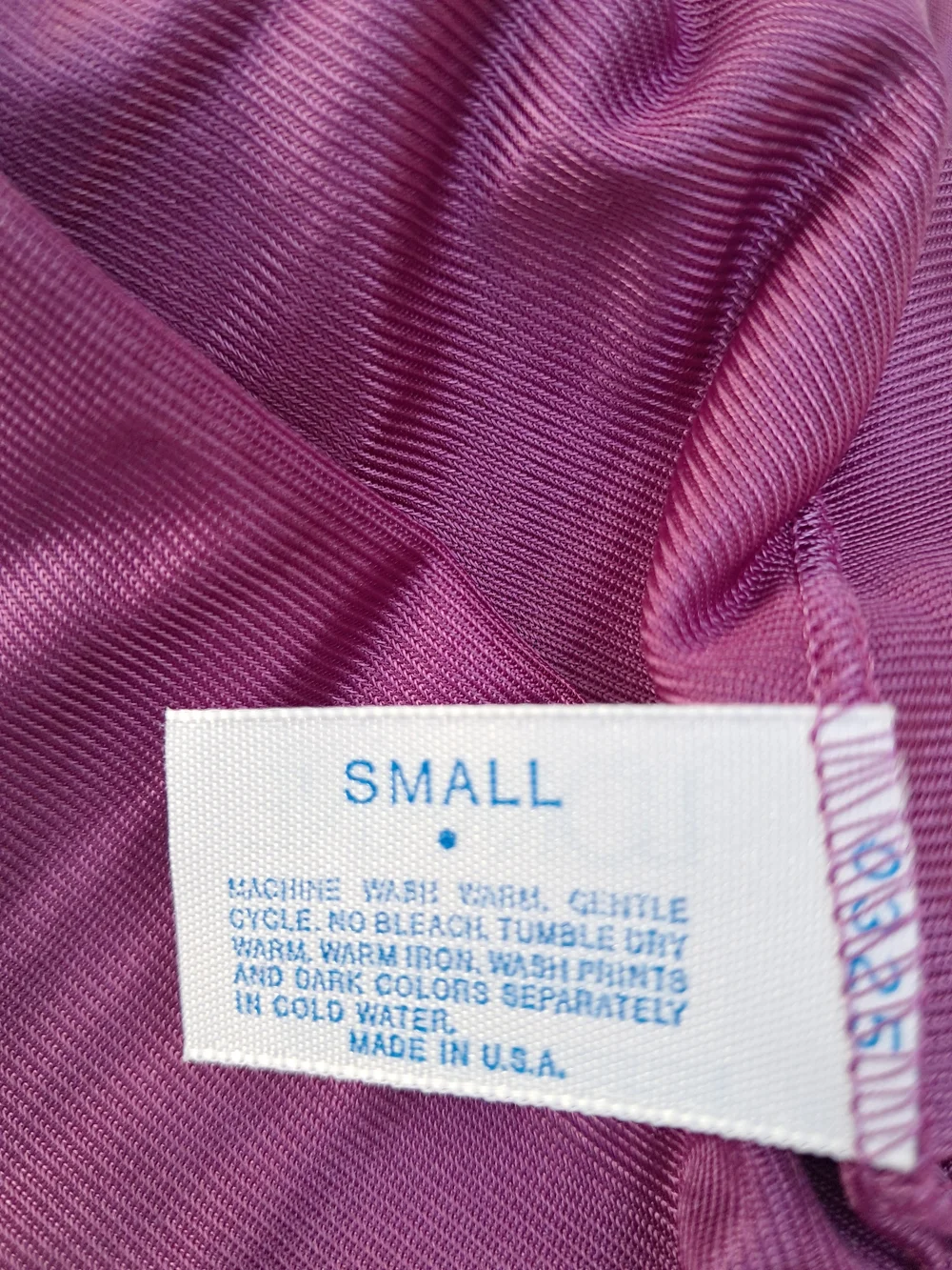 Vintage Purple Long Nightgown with Lace Yoke - Picture 6 of 10